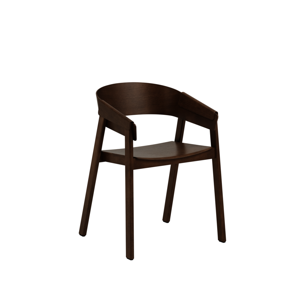 11540 En Cover Armchair Stained Dark Brown Muuto 5000X5000 Hi Res