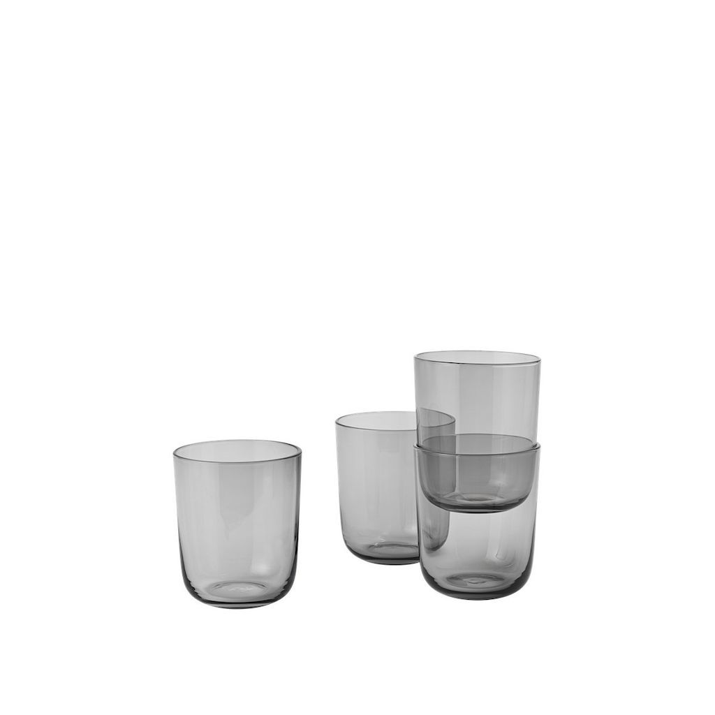 Muuto Corky Glasses Tall Grey Mid